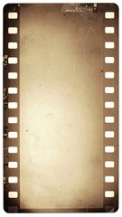 Obraz premium Aged Beige Filmstrip Frame Texture Background