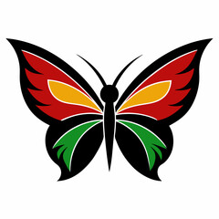 butterfly on a white background