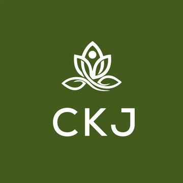 CKJ Letter Initial Logo Design Template Vector Illustration
