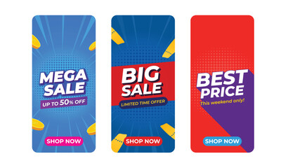 Vertical Mobile Promo Banner Pack