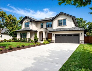 Modern home exterior