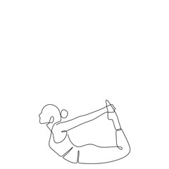 line art yoga