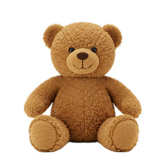 Obraz premium A brown teddy bear isolated on transparent background