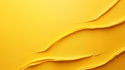 Yellow paint swirls with texture background.