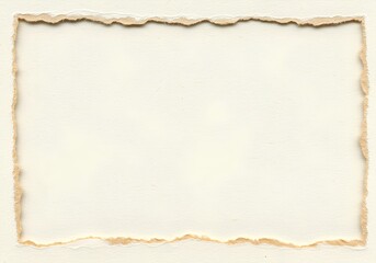 Torn Paper Frame Grunge Texture Background for Design