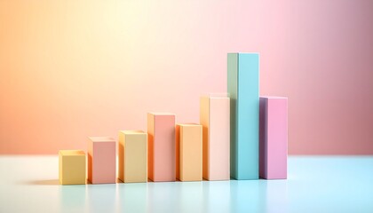 Multiple bar graphs stacked one on top of the other