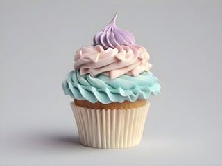 Colorful Frosted Cupcake Delight