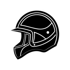 Fototapeta premium Helmet clipart on a white background vector illustration