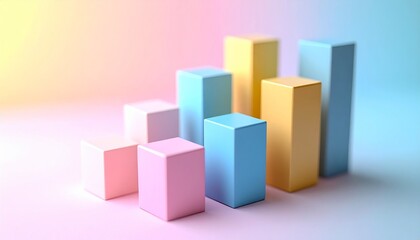 Multiple bar graphs stacked one on top of the other