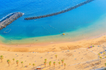 beach of Santa Cruz de Tenerife, Spain