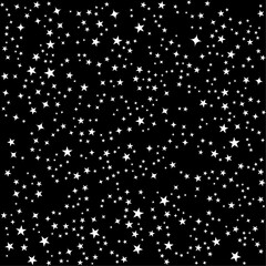 Night with stars 100% vector