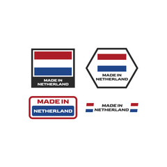 Premium Netherlands Origin & Flag Vector Pack - Comprehensive Branding Kit