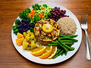 salad with vegetables