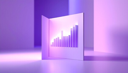 A visualization chart inserted into a paper-like card