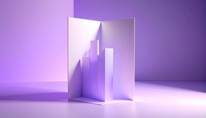 A visualization chart inserted into a paper-like card