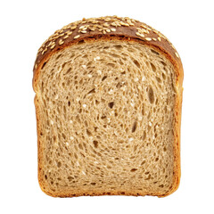 Whole Wheat Sesame Bread Slice, Cut Out