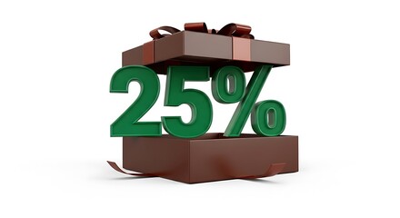 25 Percent Discount in Gift Box