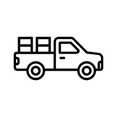 truck icon vector illustration
