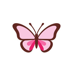 Pink Butterfly Illustration-Cute Insect Art-Springtime Nature Design-Beautiful Butterfly with Pink Wings-Ideal for Crafts and Decor