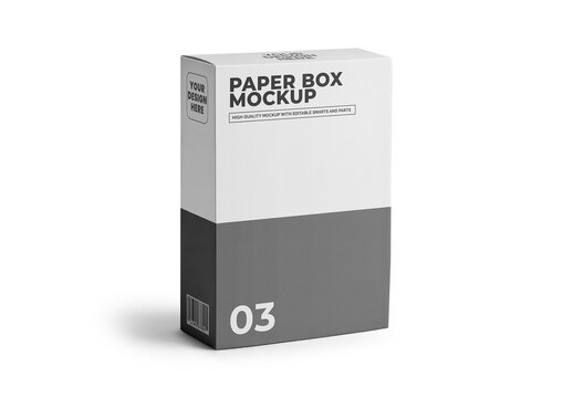 Paper Box Mockup 01