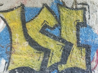 graffiti on the wall