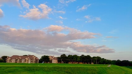 Obraz premium sunset time | Fort Worth, Texas, USA 