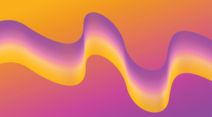 Abstract Blend Wavy Curved Background Colors Design Vector Illustration