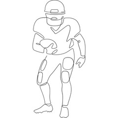 americanfootball line art sport
