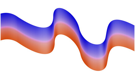 Abstract Blend Wavy Curved Multicolor Gradient Background Design Vector Illustration