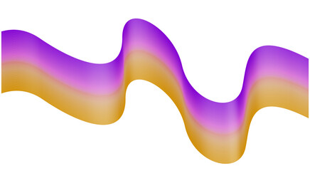 Abstract Blend Wavy Curved Gradient Multicolor Background Design Vector Illustration