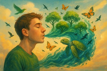 Breath of Nature: Human-Nature Connection