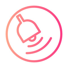 notification gradient icon