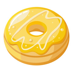 vector illustration of bread with butter