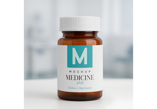 Medicine Jar Mockup 2
