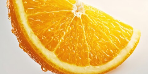 The Vibrant Orange Slice with Juicy Texture and Fresh Appeal.