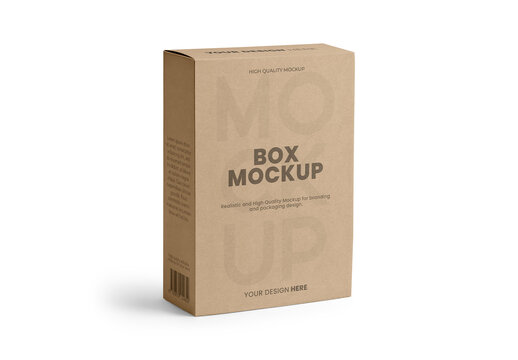 Kraft Box Mockup 1