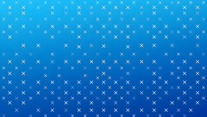 Digital Serenity: A symphony of crisp, white star-shaped accents dances across a cool, blue gradient backdrop.