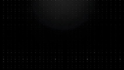 Dark Futuristic Technology Background: Captivating dark tech-themed digital artwork featuring an array of illuminated dots, creating a sleek and contemporary design.