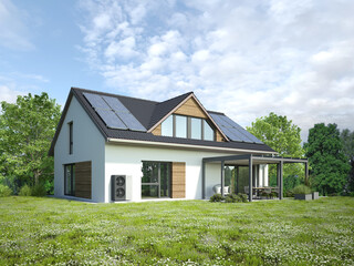 Modernes Einfamilienhaus