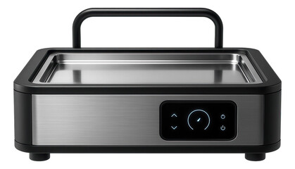 Vacuum forming table with a built-in temperature control panel for precision molding.