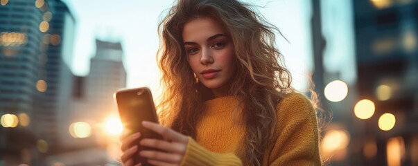 Urban Style Selfie in Winter City

.