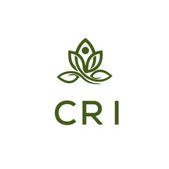 CRI Letter Initial Logo Design Template Vector Illustration