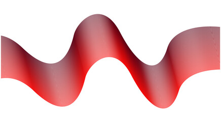 Abstract Blend Wavy Curved Red Design Background Vector Illustration