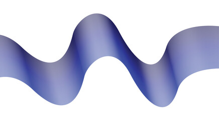 Abstract Blend Wavy Curved Blue Design Background Vector Illustration