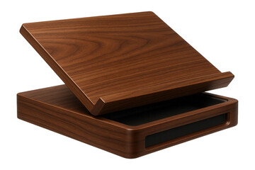 A book stand with a hidden compartment for valuables, offering a discreet storage solution in a living room.