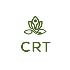 CRT Letter Initial Logo Design Template Vector Illustration