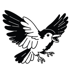 Obraz premium eagle in flight isolated