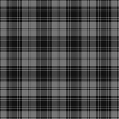 Black, Gray Tartan Weave Pattern - Tile