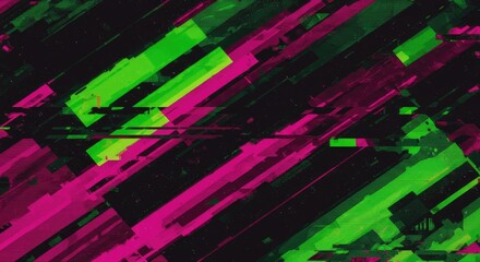 Glitch Art Pixel Tie Dye Background, Glitch Art Seamless Pattern.