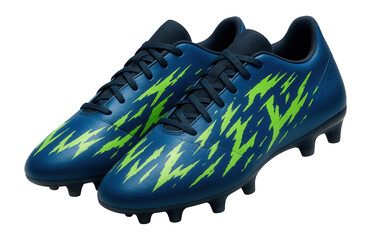 Soccer cleats with asymmetrical lacing and bold graphic print